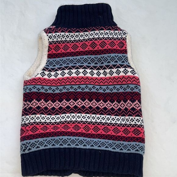 Jillian’s Closet snap button fuzzy lined vest size 6 - Picture 3 of 6